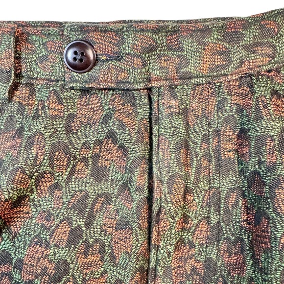 Corridor New York Mens Size 34 Patterned 100% Cotton Pants Relaxed Straight Leg - Picture 6 of 11